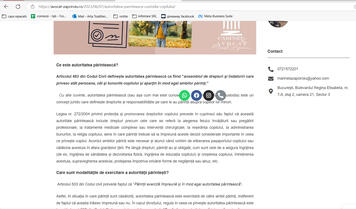 Text pentru site-ul unui avocat